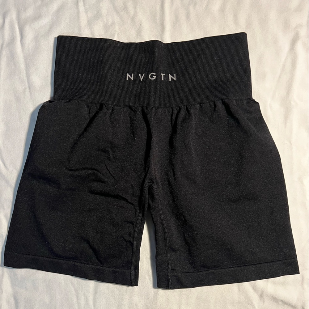 NVGTN Black Seamless Shorts